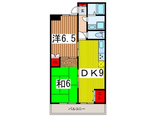 ベルジュ浦和仲町の物件間取画像